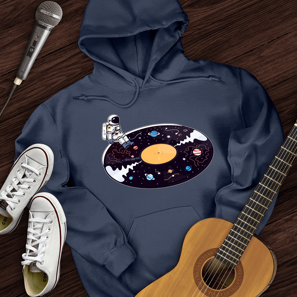 Printify Hoodie Navy / S Cosmic Vinyl Hoodie