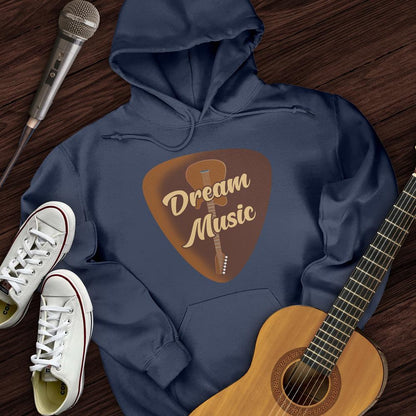 Printify Hoodie Navy / S Dream of Music Hoodie