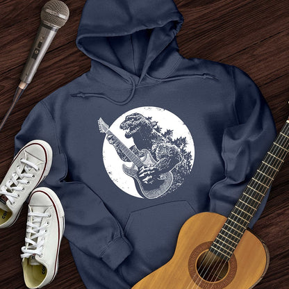 Printify Hoodie Navy / S Electric Dino Hoodie