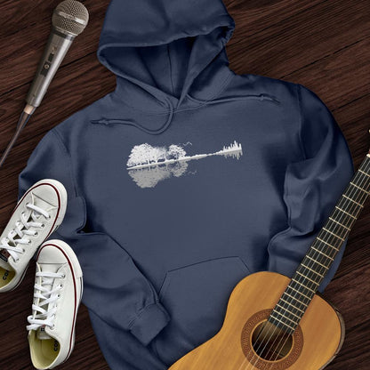 Printify Hoodie Navy / S Forrest Guitar Hoodie
