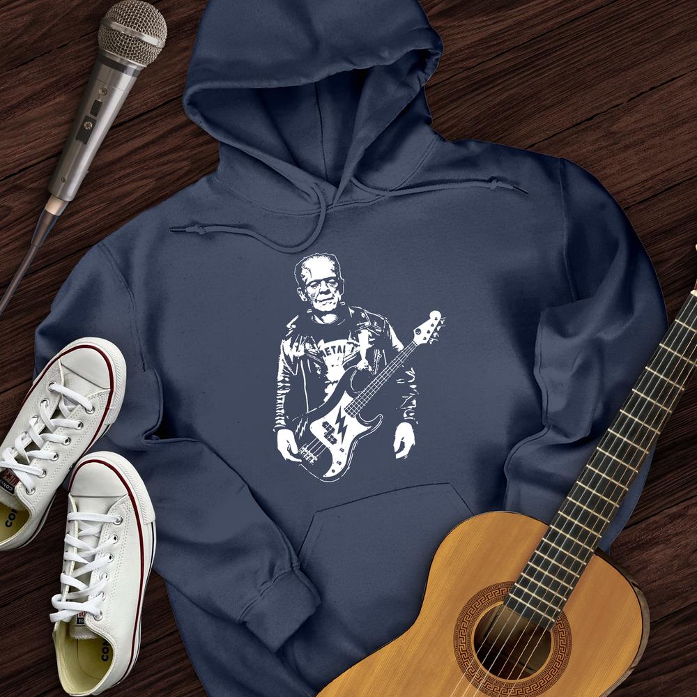 Printify Hoodie Navy / S Frankenstein Guitar Hoodie