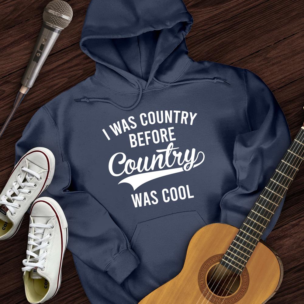 Printify Hoodie Navy / S I Was Cool Hoodie