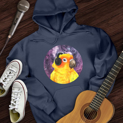Printify Hoodie Navy / S Music Bird Hoodie