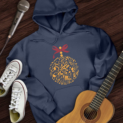 Printify Hoodie Navy / S Musical Ornament Hoodie