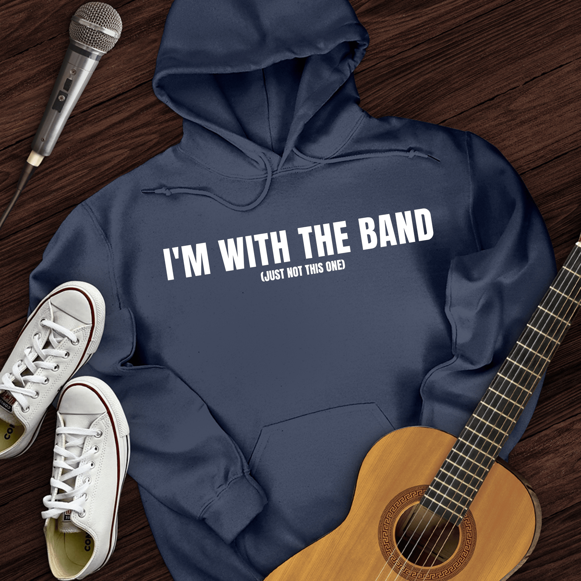 Printify Hoodie Navy / S Not This One Hoodie