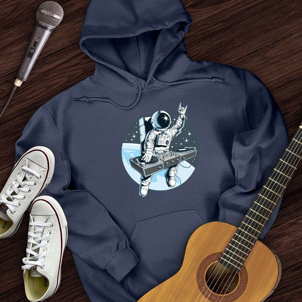 Printify Hoodie Navy / S Outer Space DJ Hoodie