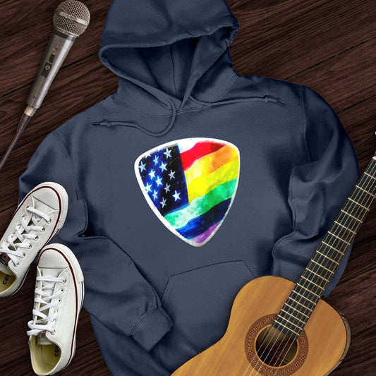 Printify Hoodie Navy / S Rainbow Pick Hoodie