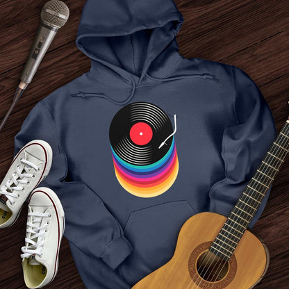 Printify Hoodie Navy / S Turntable Hoodie