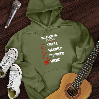 Printify Hoodie Nope, Music Hoodie