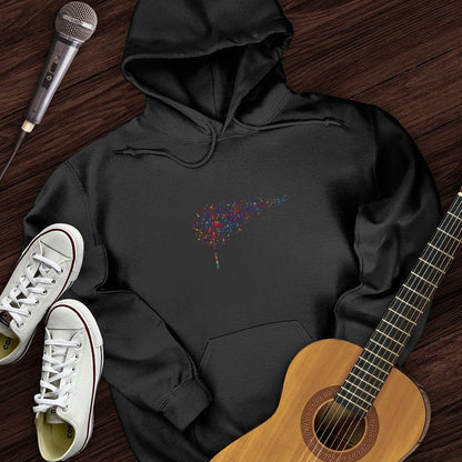 Printify Hoodie Rainbow Music Dandelion Hoodie