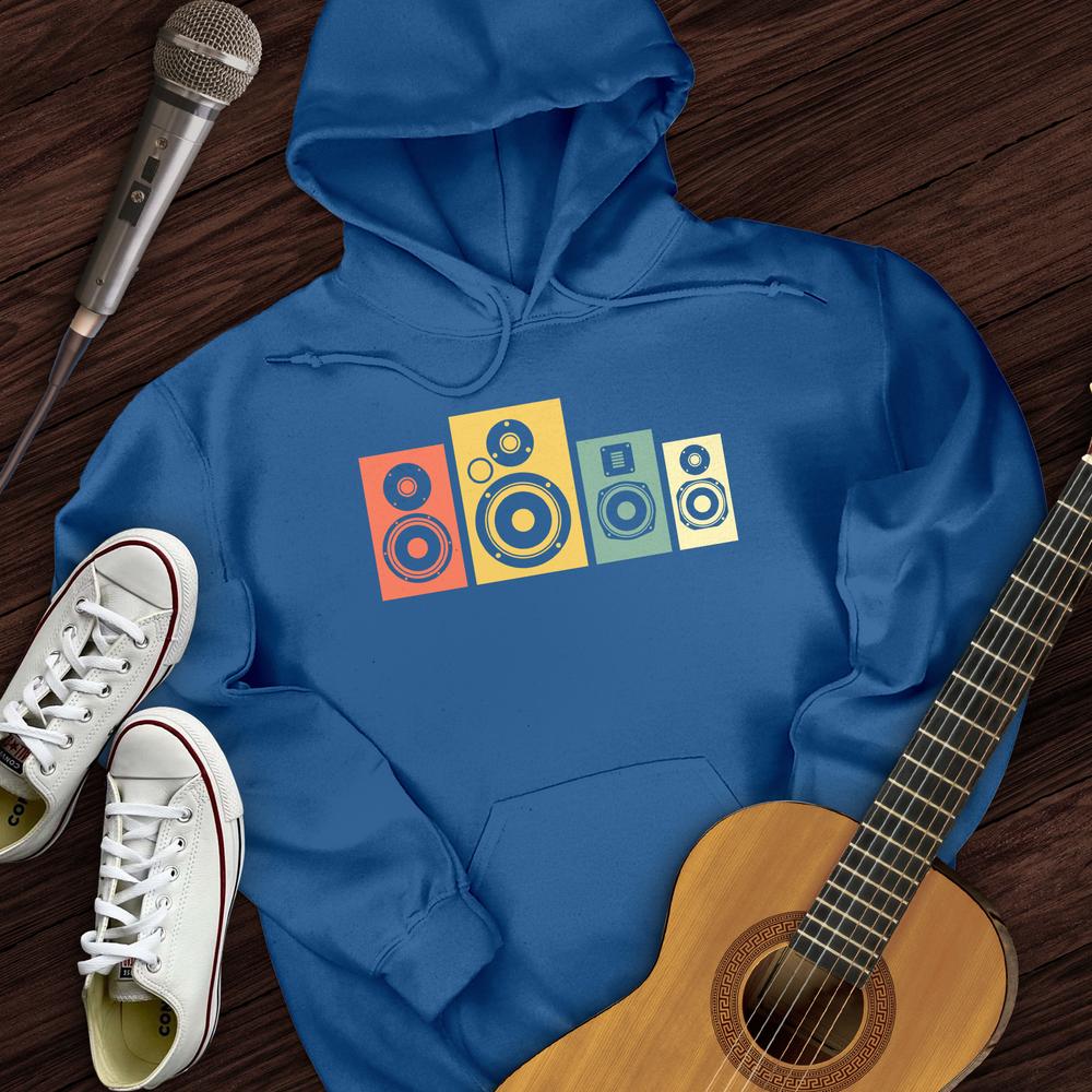 Printify Hoodie Rainbow Speakers Hoodie