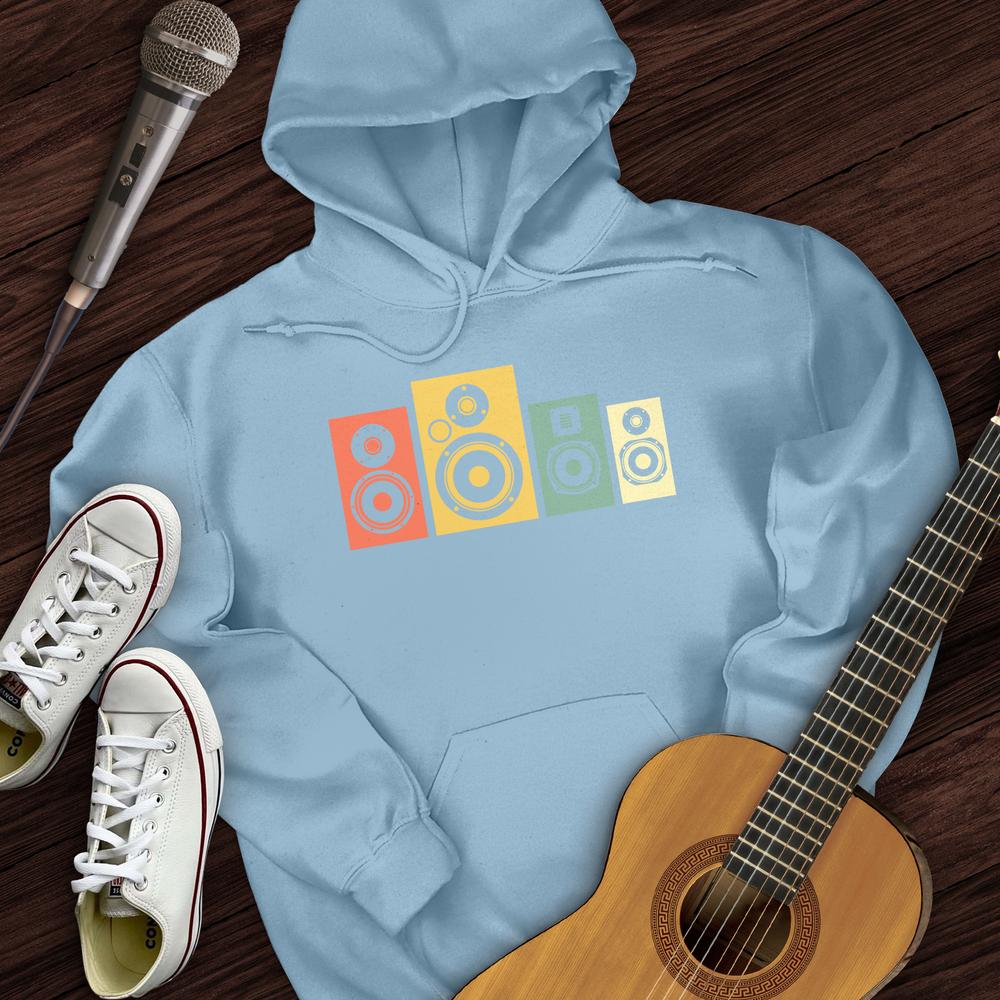 Printify Hoodie Rainbow Speakers Hoodie