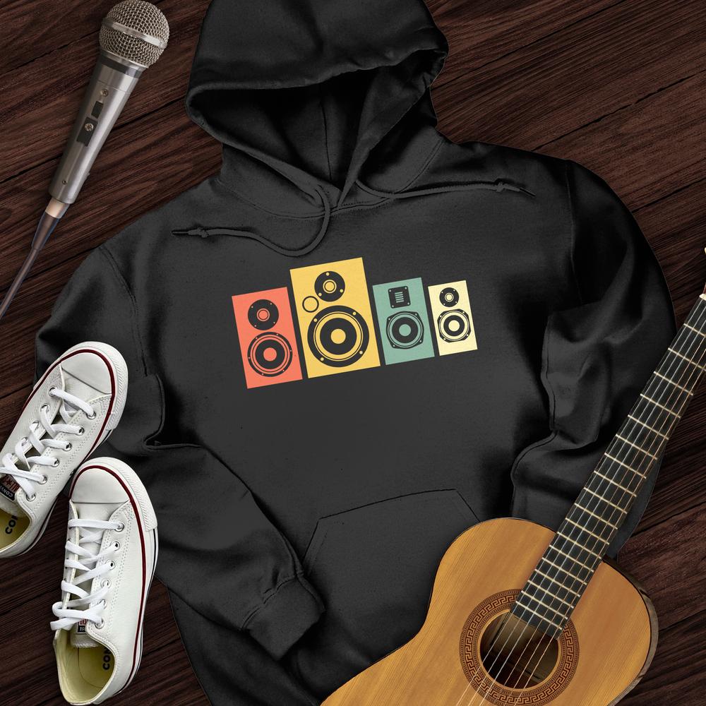 Printify Hoodie Rainbow Speakers Hoodie