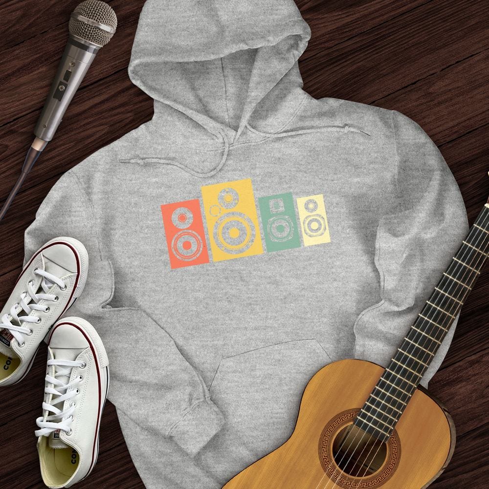 Printify Hoodie Rainbow Speakers Hoodie