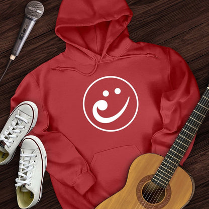 Printify Hoodie Red / S Bass Face Hoodie