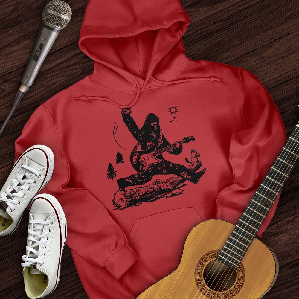 Printify Hoodie Red / S Bigfoot Sighting Hoodie