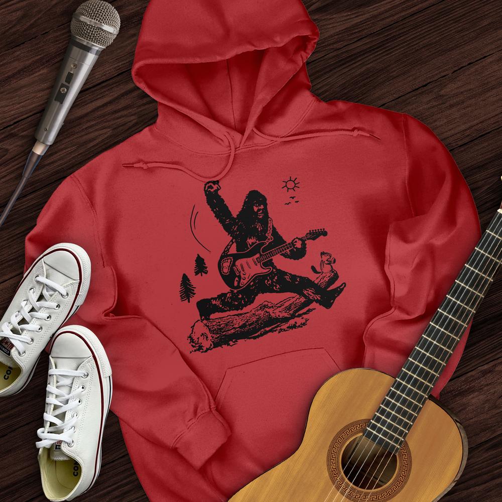 Printify Hoodie Red / S Bigfoot Sighting Hoodie