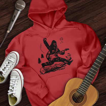 Printify Hoodie Red / S Bigfoot Sighting Hoodie