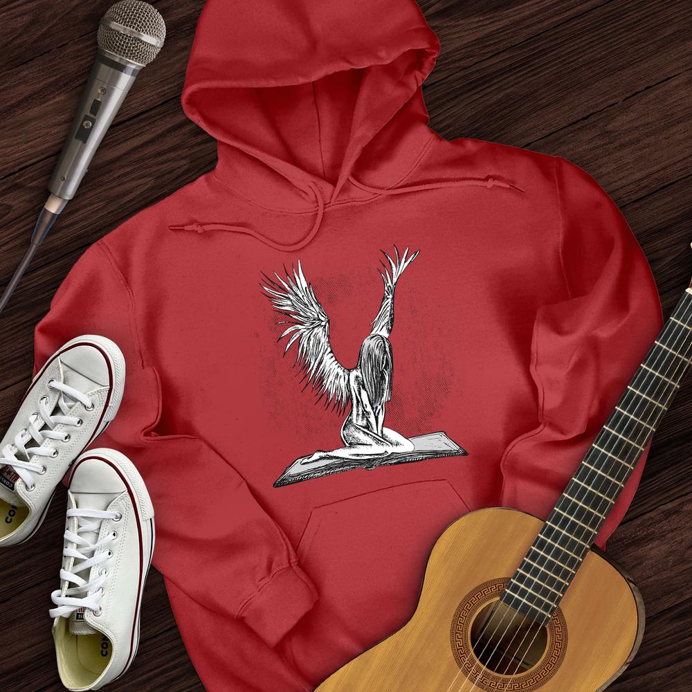 Printify Hoodie Red / S Centerfold Hoodie