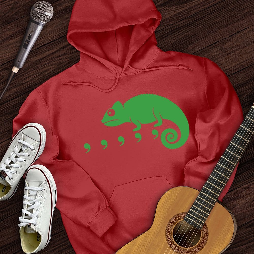 Printify Hoodie Red / S Chameleon Hoodie