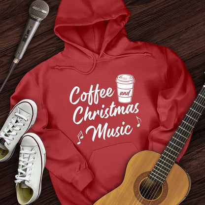 Printify Hoodie Red / S Coffee and Christmas Hoodie