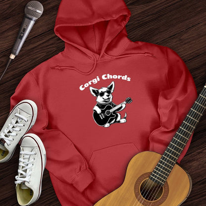 Printify Hoodie Red / S Corgi Hoodie