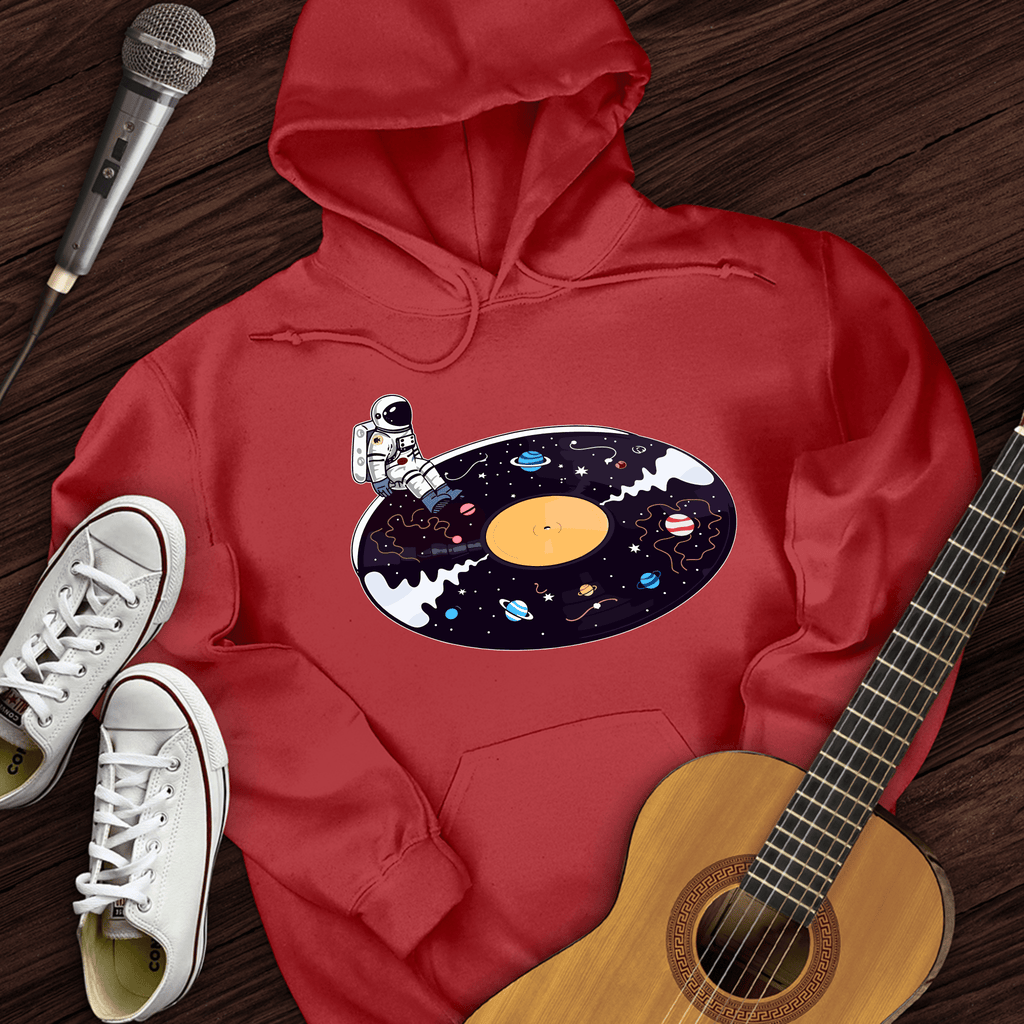 Printify Hoodie Red / S Cosmic Vinyl Hoodie