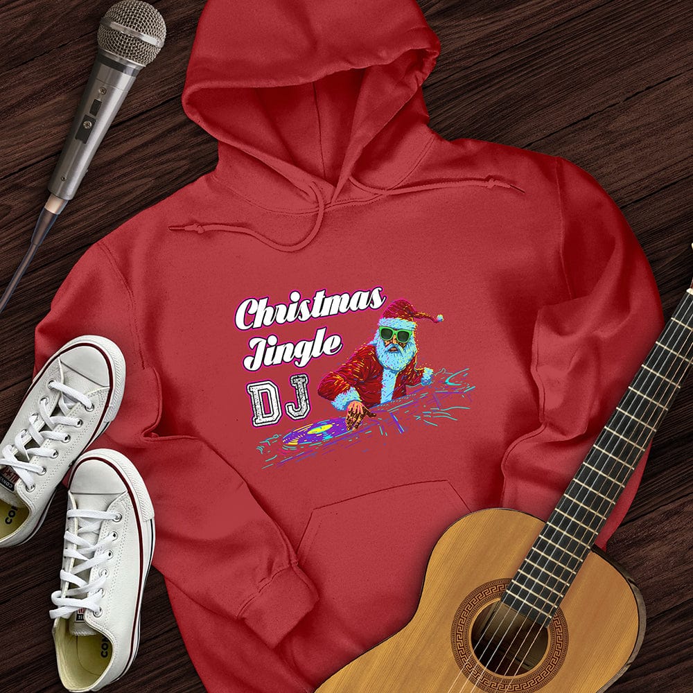 Printify Hoodie Red / S DJ Jingle Hoodie