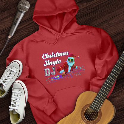 Printify Hoodie Red / S DJ Jingle Hoodie