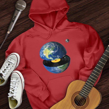 Printify Hoodie Red / S Earth Player Hoodie
