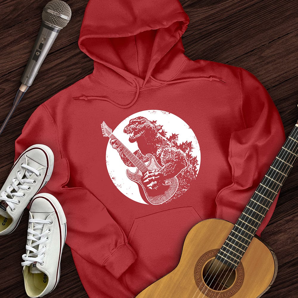 Printify Hoodie Red / S Electric Dino Hoodie
