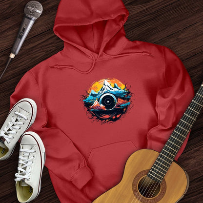 Printify Hoodie Red / S Intertwined Nature Vinyl Hoodie