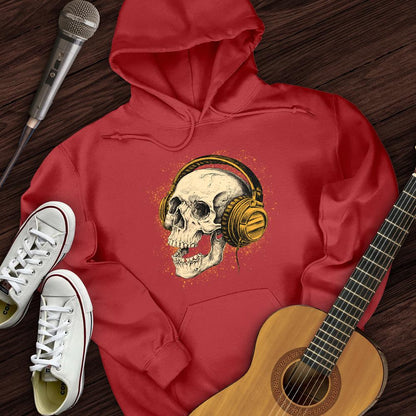 Printify Hoodie Red / S Rock The Skull Hoodie