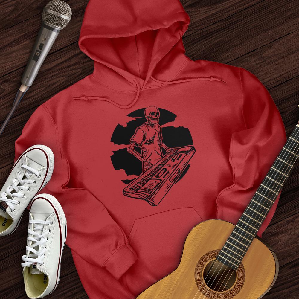 Printify Hoodie Red / S Skeleton Keyboard Hoodie