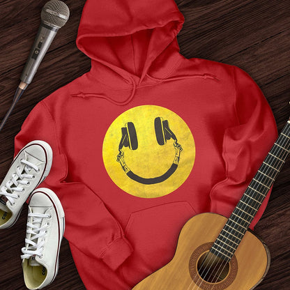 Printify Hoodie Red / S Smile Hoodie
