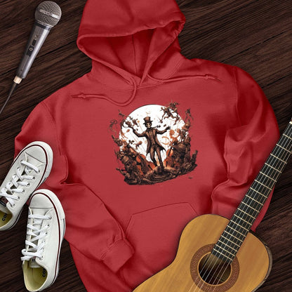 Printify Hoodie Red / S Steampunk Conductor Hoodie
