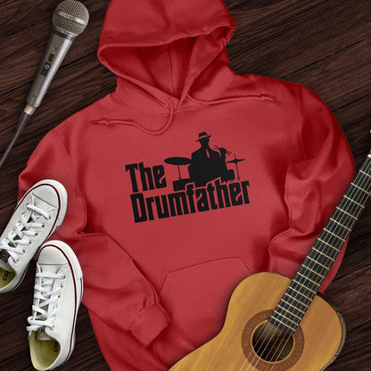 Printify Hoodie Red / S The Drumfather Hoodie