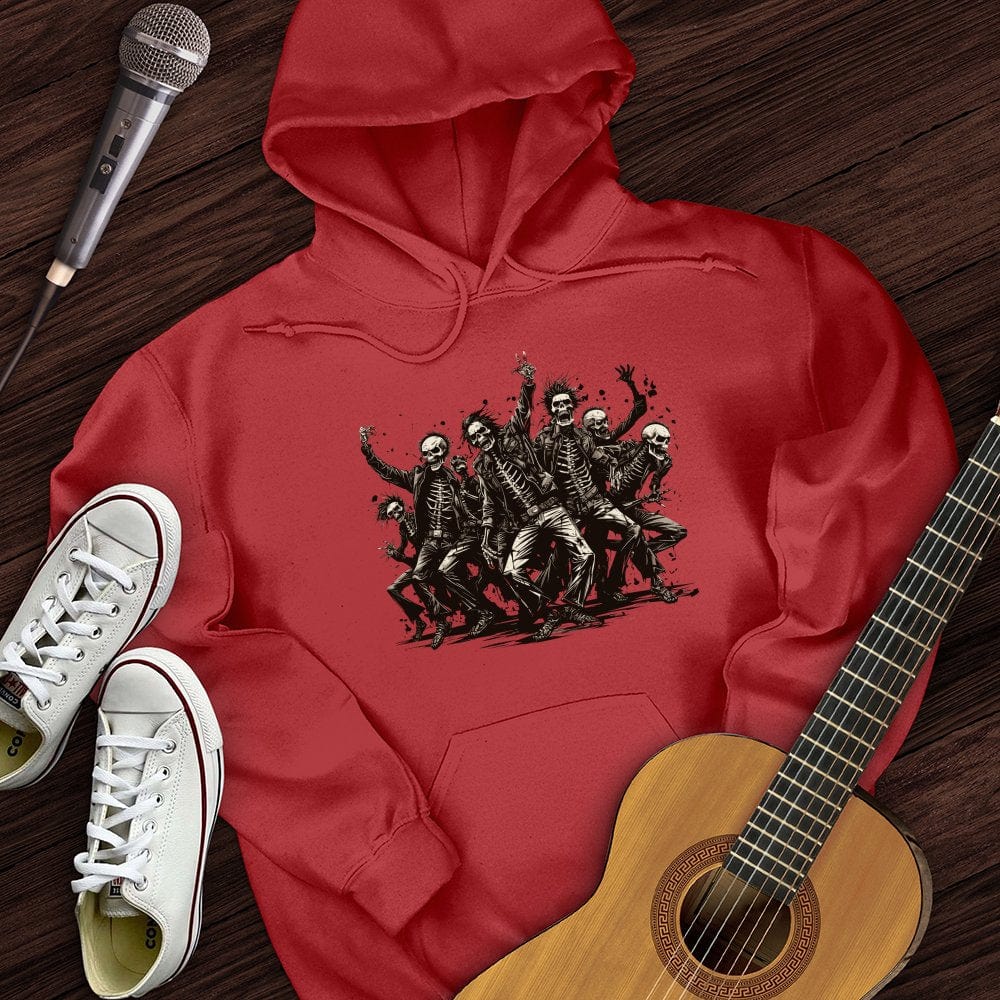 Printify Hoodie Red / S Thriller Mob Hoodie