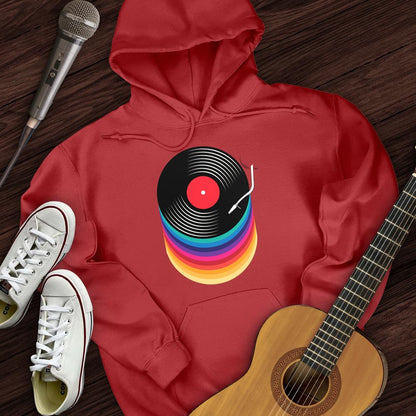Printify Hoodie Red / S Turntable Hoodie