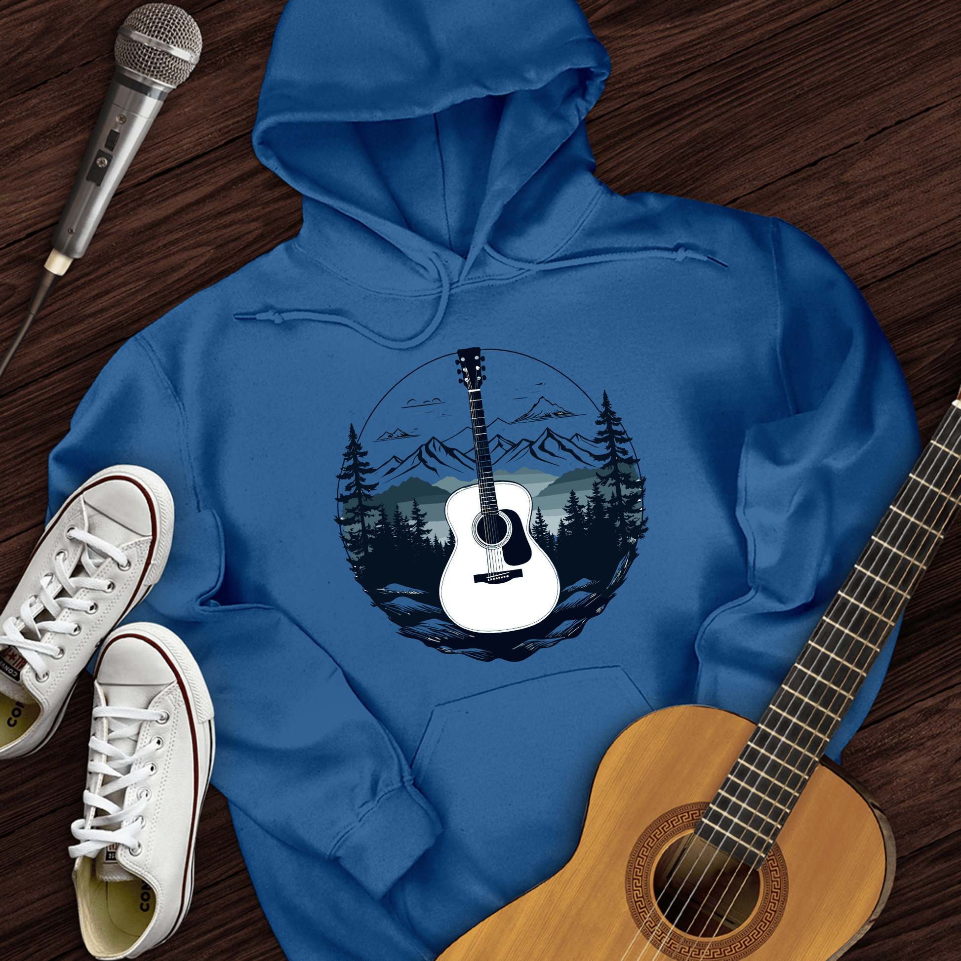 Printify Hoodie Royal / S Acoustic Vibes Hoodie