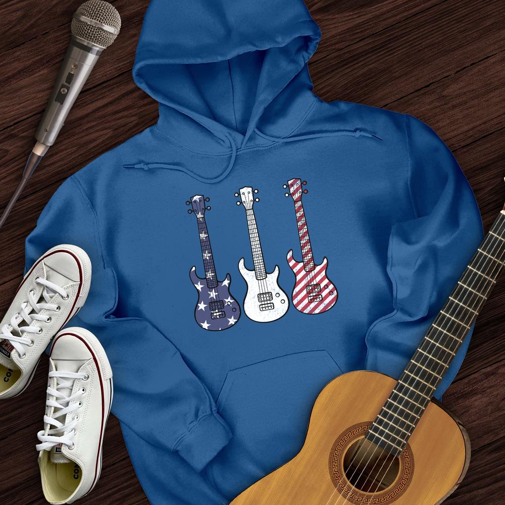 Printify Hoodie Royal / S American Guitars Hoodie