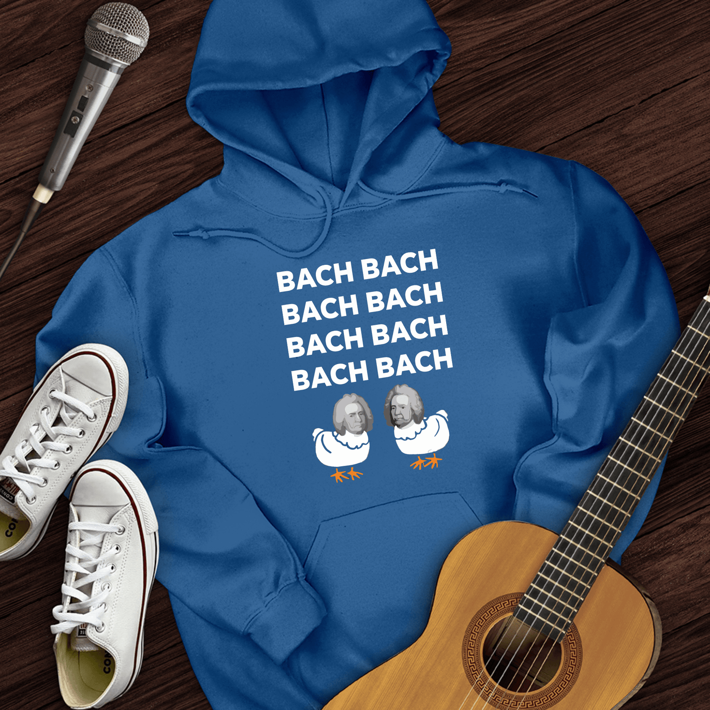 Printify Hoodie Royal / S Bach Bach Hoodie