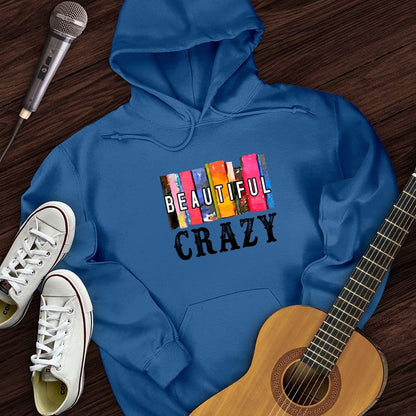 Printify Hoodie Royal / S Beautiful Crazy Hoodie