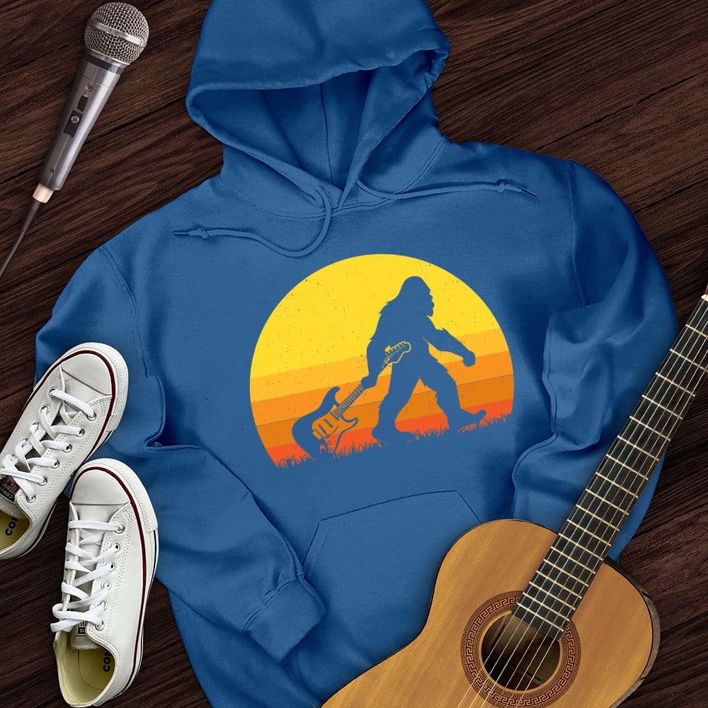 Printify Hoodie Royal / S Bigfoot Dragging Guitar Hoodie