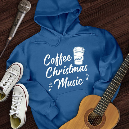 Printify Hoodie Royal / S Coffee and Christmas Hoodie