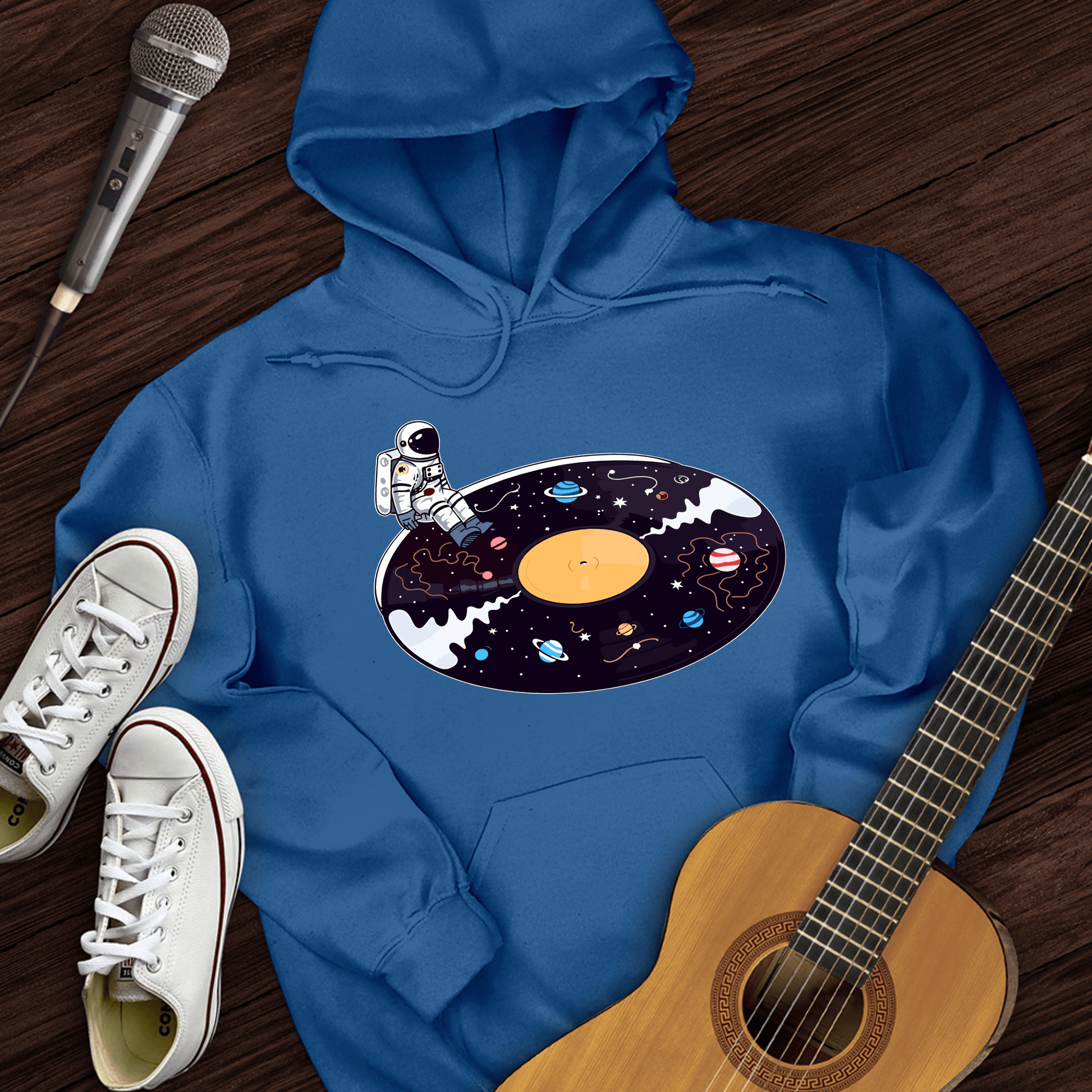 Printify Hoodie Royal / S Cosmic Vinyl Hoodie