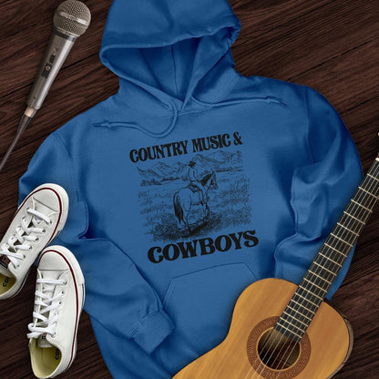 Printify Hoodie Royal / S Cowboy Country Hoodie