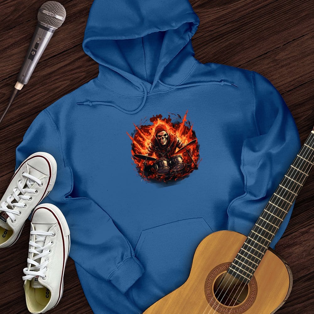 Printify Hoodie Royal / S Diablo's Drummer Hoodie