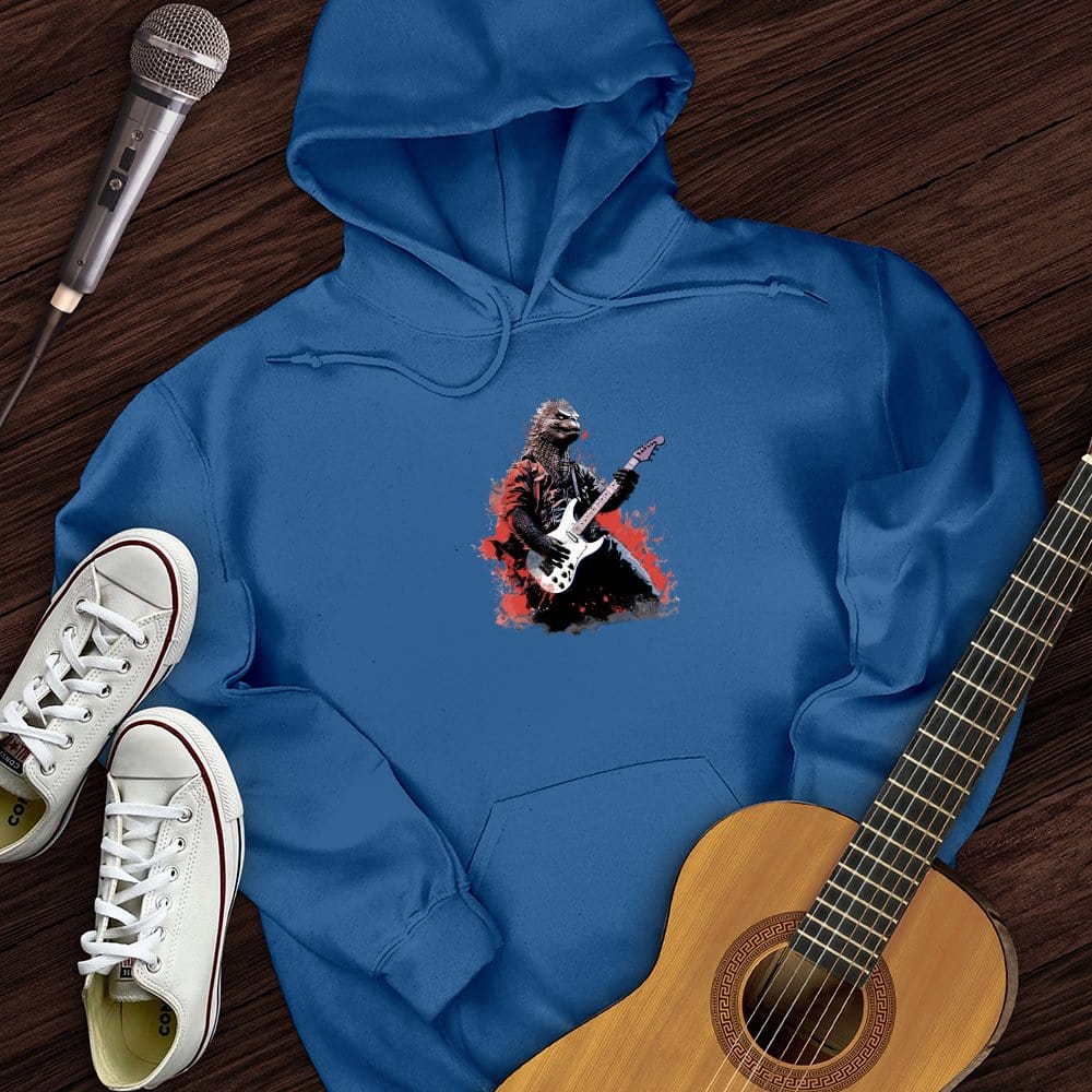 Printify Hoodie Royal / S Dino Lead Guitarist Hoodie