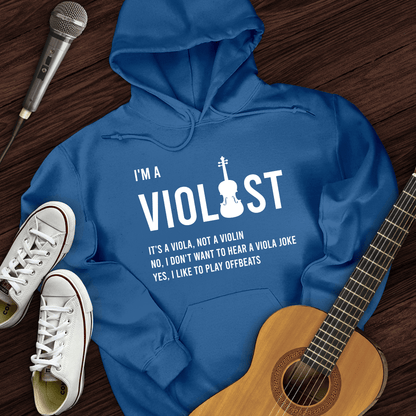 Printify Hoodie Royal / S I'm A Violist Hoodie